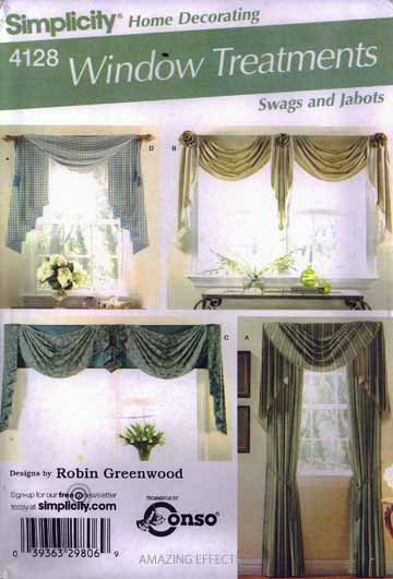   Jabots Valance Drapes Panels Window Treatment 039363298069  