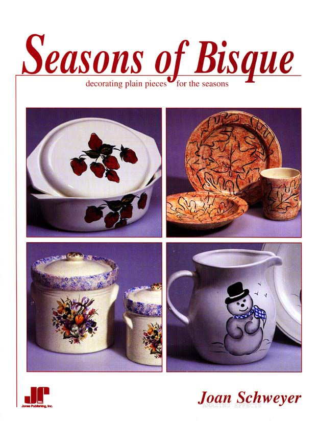 Seasons of Bisque ceramic book   Painting Techniques  